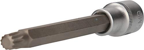 BRILLIANT TOOLS BT022953 1/2 Vielzahn-Bit-Stecknuss, 140 mm lang, M9 [Powered by KS TOOLS]