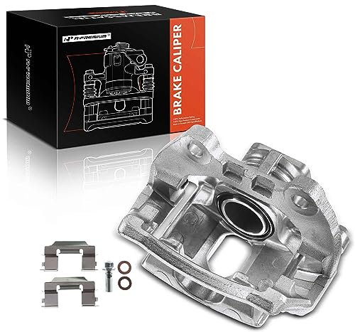 A-Premium Disc Brake Caliper Assembly with Bracket Compatible with Chevrolet Trailblazer 2002-2009 Buick Rainier 2004-2007 GMC Envoy Saab 9-7x Rear Left Driver Side