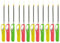 Aspect Refillable BBQ LIGHTERS Assorted Colour BBQ Gas Lighter | Use for Kitchen, Barbecue, Candles, Camping, Cooking, BBQs, Fireworks (12)