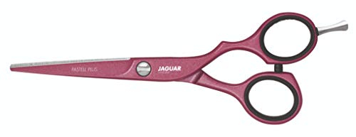 Jaguar Haarschere Schere Pastell Plus, berry, offset, Haarschere Schwarz, Rosa