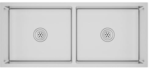vidaXL Fregadero de Cocina Hecho a Mano de Acero Inoxidable Lavabo