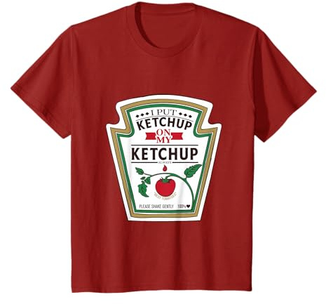 Ho messo Ketchup sul mio ketchup t-shirt bambini donne e uomini Maglietta