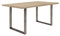 FORTE TABLES Tisch nicht ausziehbar, Holzwerkstoff, Sonoma Eiche, 160 x 74.7 x 90 cm