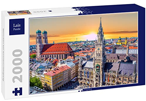 Lais Puzzle München bei Sonnenuntergang 2000 Teile
