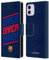 Head Case Designs Licenciado Oficialmente FC Barcelona Tipo Barca Gráficos Carcasa de Cuero Tipo Libro Compatible con Apple iPhone 11
