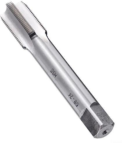 Taraud filetage gauche 5/8-24 HSS taraud filetage gauche pour la fabrication de filetages mâles et femelles