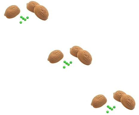 ibasenice 3 Pièces 3 Noix Assistant Zhus Astuce Jeu De Trois Coquilles Tour De Coquille La Jus Enfant