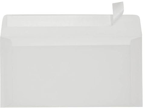ÖKI Briefumschläge DIN Lang ohne Fenster Transparent 500 St, (35663) Marke: