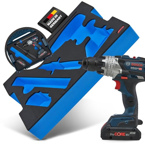 APTEX Schaumeinlage passend für Bosch Akku-Schlagbohrschrauber GSB 18V-110C für L-Boxx 136