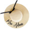 HDLOVE Personnalisés Chapeau De Paille D'été pour Femme, avec Texte Ou Nom, Femmes Chapeaux D'été Chapeau, De Soleil À Bord Large Souple avec Chapeau De Paille, Chapeau De Paille Pliable(Beige)