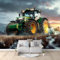 Art Fototapete Traktor 200x140 cm Vlies Tapeten 3D Effekt Moderne Wandtapete Wohnzimmer Schlafzimmer Wandbilder Wand