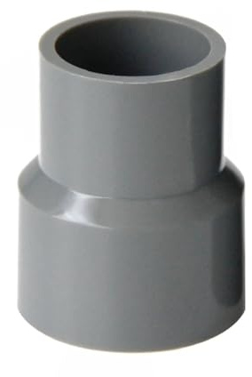 Raccord PVC Gris 20/25/32/40/50/63/75/90/110/125/160/200 mm Raccord réducteur Droit for Tuyau d'eau(90-63mm)