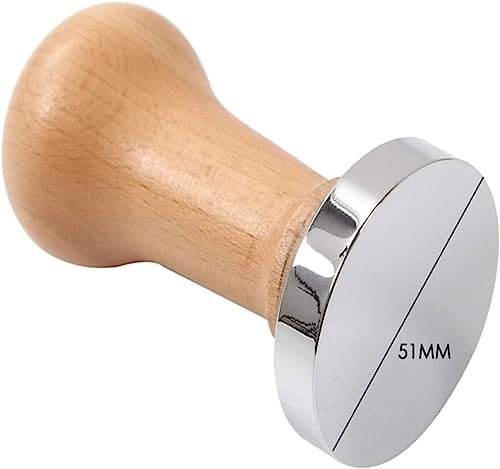 REIFOR Kaffeemühle Kaffee-Tamper-Griff Espressomaschinen-Mühle 51 Mm Für Kaffee- Und Espresso-Pulverhammer Kaffee Mühle(53mm)
