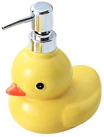 Lustige und funktionale Enten-Keramik-Reisebehälter, Keramik-Enten-Seifenspender für individuelle Pflegeprodukte