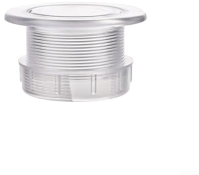 Juego de anillos y tapa para sombrilla, juego de funda para agujeros para sombrilla de mesa de patio, patio, jardín, terraza, patio (transparente)