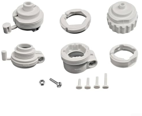Thermostat Adapter Set für M30 x 1,5 mm Warmwasserbereitungsventile für RA RAVS RAVL Modelle, inkl. 6 Ringe für elektronische Heizkörperthermostatinstallation