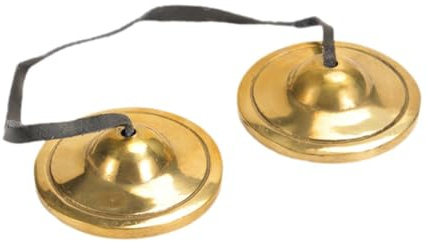 FewNvWa Tingsha Meditation Glocke Tibetanische Klangschale Percussionsinstrument Metallanhänger für Meditation Familie Freundegeschenke, D