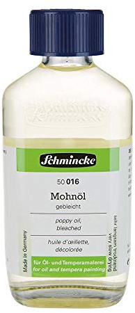 Schmincke Mohnöl, gebleicht, 200 ml