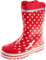 Playshoes Stivali di Gomma Unisex - Bambini e ragazzi, Rosso (Punti Rossi), 32/33 EU