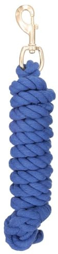 Tough1 Braided Cotton Lead with Bolt Snap - Royal Blue