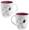 United Labels The Peanuts Tasse - Snoopy Tasse à café Tasse à café en céramique blanche/rouge 280 ml