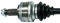 SKF Antriebswellensatz VKJC 1059 623mm Länge Kompatibel mit BMW