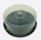 10 x CD DVD Blu Ray Disc Cake Box - Polyproline Clear Plastic Tubs (Holds 25 discs) Pack of 10 By Dragon Trading®