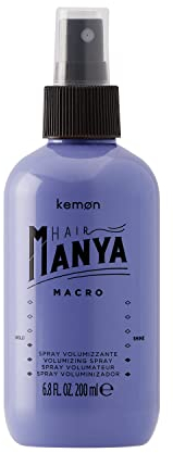 Kemon Hair Manya Macro - Volumen-Spray Für Feines Bis Mittleres Haar, Professionelle Haar-Pflege In Salon-Qualität - 200 Ml