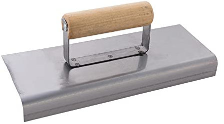 Dapetz ® Cement Edging Trowel 250mm Produce Radius On The Edge of Freshly Laid Cement and Straight Edge Produces A Radius On The Edge of Freshly-Laid Cement