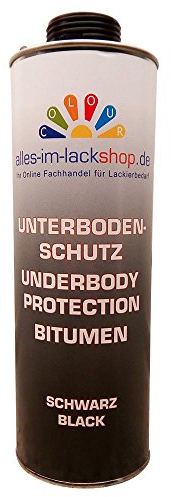 MIPA Unterbodenschutz schwarz Bitumen 1Liter Spritzbar