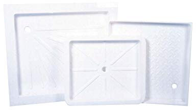 Narbonne Accessoires Douche : Cabine de Douche Carrée, 605 x 585 mm, Verre Clair 60 mm, Finition Polie, Matériau ABS, Sans Porte