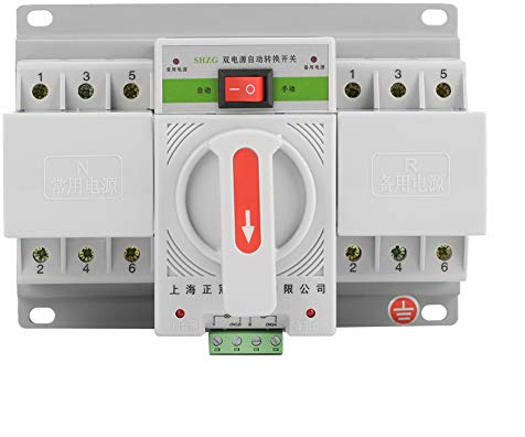 220v 63A 3p Interruptor Automático De Transferencia Mini Interruptor De Potencia Dual Inteligente