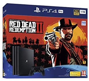 PS4 Pro 1TB Red Dead Redemption 2 Bundle