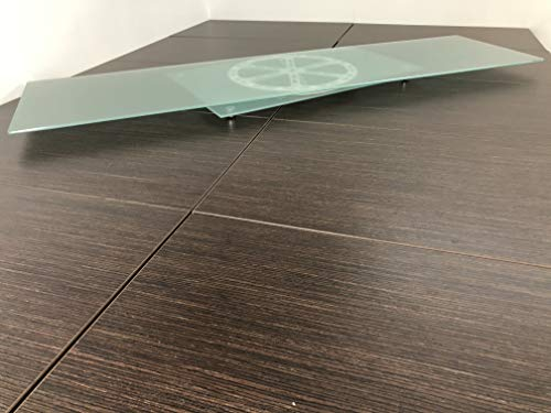 Drehbare TV-Halterung für große Bildschirme, Maße: 120 x 33 x 4 cm, Schwarz, max. Tragkraft 20 kg, GK120C