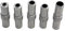 PERUZZO 8015058008689, Adattatore Perno Passante 12 MM PORTACIC Roof Fork Unisex-Adult, Grigio, Taglia Unica