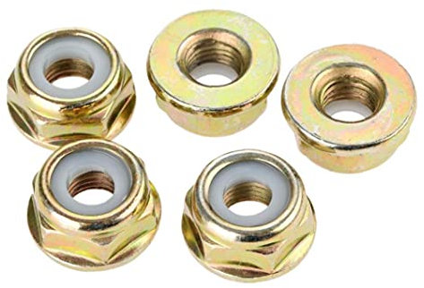 Zonster 5pcs M10 * 1.25 Tuerca De Metal Universal De La Mano Izquierda De La Hoja De Rosca De La Tuerca Reemplazos Desbrozadora Trimmer Accesorios