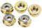Zonster 5pcs M10 * 1.25 Tuerca De Metal Universal De La Mano Izquierda De La Hoja De Rosca De La Tuerca Reemplazos Desbrozadora Trimmer Accesorios
