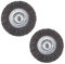 2 Ersatzbürsten Nylon Ersatzfugenbürste passend für Güde Fugenreiniger GFR 401 (94317) zur Anwendung auf kratzempfindlichen Untergründe Natursteinplatten Terasse polierte Flächen (2 Metallbürsten)