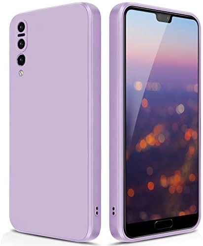 GiiYoon Custodia Compatibile con Huawei P20 Pro, Silicone, Antiurto, Sottile, Viola