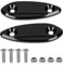 Base de Rétroviseur Moto pour R6 et pour ZX6R ZX25R NINJA 650 400 250 300 250sl, PSLER Base D'ailettes de Rétroviseur Latéral Cache(Dimensions de Montage: 4.5cm/1.77inches)
