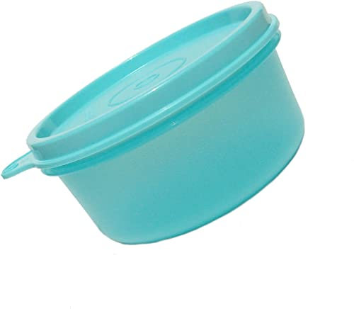 Tupperware 7 Ounce Snack Serving Bowl Sheer Aruba Blue