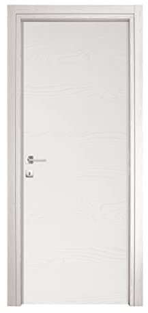 Porta battente da interno reversibile, 80x200 cm (Frassino bianco)