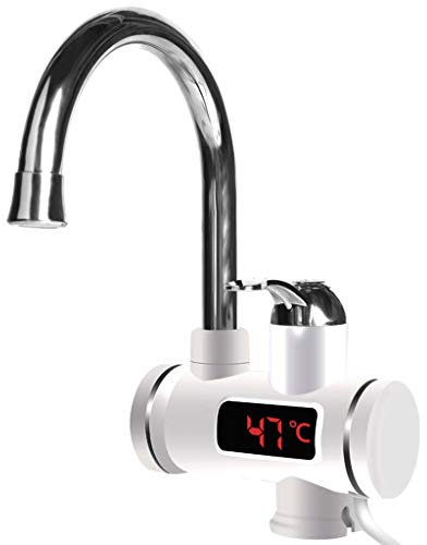 Rubinetto Miscelatore Elettrico Istantaneo Rubinetto Cucina Riscaldamento Rapido Scaldabagno Elettrico Intelligente CNC Singola Leva