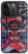 AUKIYUI Designed for iPhone 14 Pro Case, Japanese Design Phone Case Shockproof Hard Back with Non-Slip Soft Bumper Cover, Aesthetic Kuro Samurai Print Cool Embossed Pattern, Black 6.1