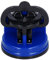 Knife Sharpener, Manual Scissor Sharpener Knife Sharpening Tool with Suction Cup Kitchen Sharpening Gadgets for Most Knives and Tools (Blue)
