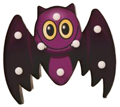 UKCOCO Halloween-Deko-Lampe LED-Halloween-Licht Halloween-Fledermaus-Lampe Lampensockel kreative Nachtlampe Halloween-LED-Lampe Kürbis Nachtlicht Modellierlicht Violett