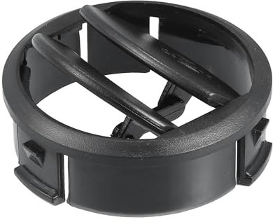 X AUTOHAUX Salida de ventilación de aire acondicionado redonda negra de 71 mm, 69 mm, universal para RV, autobús, barco, yate, caravana