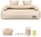 LUOOV Foldable Inflatable Couch Sofa Camping Chair for Adults Waterproof Outdoor Air Sofa for Camping Travel Built-in Electric Air Pump (Double)
