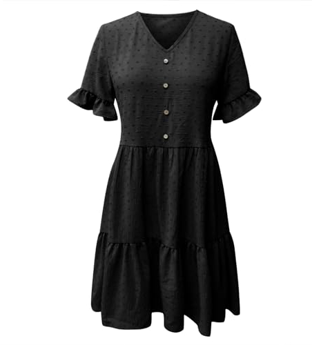 Sommerkleider Damen Knielang Strandparty Damenkleid Sommerkleid Lang Damen Casual Sommerkleid Mit Tasche Sommerkleid Große Größen Sommerkleid Strand Split Loose Rockabilly Kleider Damen Lang