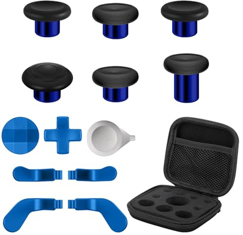 EEEKit 13 in 1 D-pads and Paddles Trigger Buttons, Metal Thumbstick Replacement for Xbox One Elite Series 2 Controller